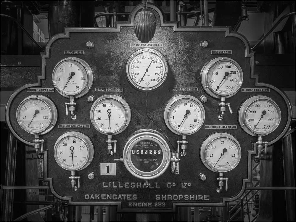 Steam Engine Control Panel - Peter Freeman