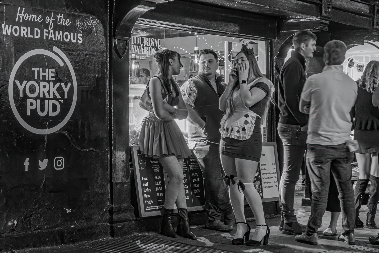 Friday Night by Tim Garrett-Moore, Monochrome Projected Image, October 2026 competition.
